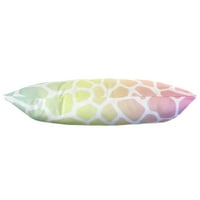 Jastuk za bacanje u stilu žirafe u pastelnom gradijentu