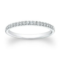 Ženski zaručnički prsten s platinastim dijamantom 0. ctw G-VS kvaliteta