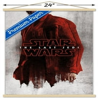 Zidni poster Ratovi zvijezda: Posljednji Jedi - Crveni Finn u drvenom magnetskom okviru, 22.37534