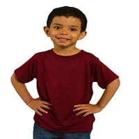 Majica od tankog dresa s kratkim rukavima s okruglim vratom za malu djecu