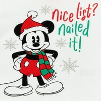 Pamučni Božićni pidžama Set za dječake Mikki Mouse 2 komada