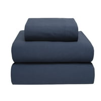 Elite kućni proizvodi, dres pleteni pamučni set, Twin XL, mornarsko plava