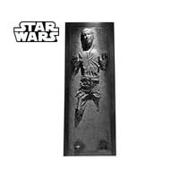 Fathead Han Solo: U karbonite-x-velikom službeno licenciranom ratovima zvijezda uklonjeni zidni naljepnica