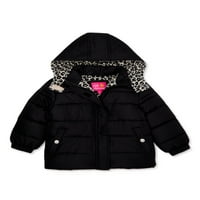 Pink Platinum Girls Cheetah-Print kaput s poklonom s kupnjom, veličine 4-16
