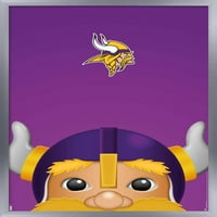 Minnesota Vikings - S. Preston Mascot Victor Wall Poster, 22.375 34