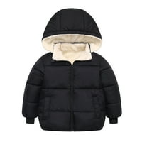 Zimski kaputi za malu djecu, dječake i djevojčice, s odvojivom jaknom od flisa s kapuljačom, toplim kaputom od flisa, gornja odjeća