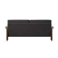 Weston Home Ashton Sofa, smeđa fau koža