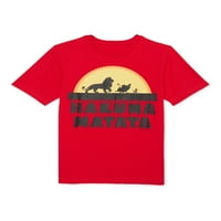 Disney Boys Lion kralj Hakuna Matata Grafička majica, veličine 4-18