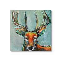 Studell Modern Urban Deer Slikanje životinja i insekata Slikanje galerije zamotano platno print zidna umjetnost