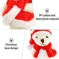 Božićne lutke medvjedića preslatke lutke iz crtića privjesci za igračke privjesci za torbe