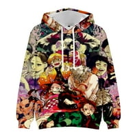 Ženski i muški pokloni estetska odjeća Anime A-liste s 3-inčnim grafičkim dizajnom jakna s kapuljačom dječja majica ležerna majica