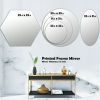 DesignArt 31.5 31.5 Moderno zidno ogledalo