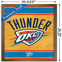 Plakat na zidu s logotipom Grad Oklahoma Thunder, 14.725 22.375