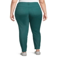 Terra & Sky Women's Plus Size Skinny traperice