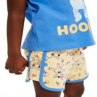 Bluey Toddler Girl Cosplay Graphic Hoodie i kratke hlače, 2-komad, veličine 2T-5T