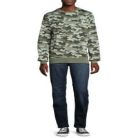 Tahari muški francuski Terry Camo Crewneck Twimshirt, Veličina S-2X