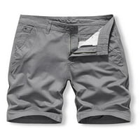 & Muške ljetne kratke hlače srednjeg struka jednobojne kratke hlače za plažu havajske mini hlače Odjeća Za plažu za vježbanje plava