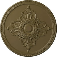 1 4mn 7 8 MNN stropni medaljon, ručno oslikan Misisipskim blatom