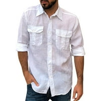 Havajska košulja za muškarce rasprodaja muške proljetne ljetne Ležerne košulje za plažu s printom dugih rukava top bluza pokloni