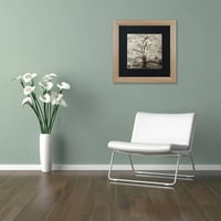 Zaštitni znak likovna umjetnost Hampton Magnolia II Canvas Art by Alan Blaustein, Black Matte, okvir breze