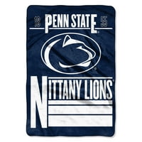 Penn State Nittany Lions Fakultet 62 90 Preveliki Micro Raschel Baca deka, svaki