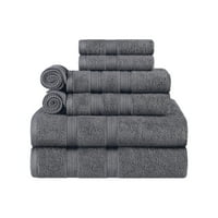 8-dijelni set mekih ručnika, siva