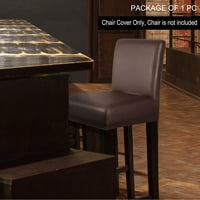 Jedinstveni prijedlozi Vodootporni poklopac barske stolice za naslon stolice u pubu u boji kave
