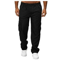 Muške hlače s više džepova, kombinezon s ravnim nogavicama, parkour i fitness sportske hlače