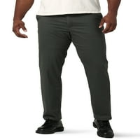 Lee® muške velike i visoke ekstremne udobnosti ravne prednje hlače
