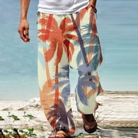Muške hlače hipi ljetne hlače na plaži široke boho joga hlače havajske Ležerne hlače niskog struka za muškarce