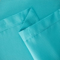 Izvrsna kućna hotelska kolekcija tkanina za tkanje vafla hotelske kvalitete zavjesa za tuširanje 70 92 akvamarinske boje