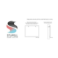 Stupell Industries Ali prva kava kaligrafija Script Kuhinjska fraza grafička umjetnička galerija zamotana platna za tisak zidne umjetnosti,