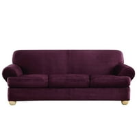 Sigurno fit Ultimate Strech Suede 3-Cusion SOFA T-CUSHION SLIPCOVER