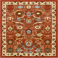 Jedinstveni tkalački Stroj za tkalački Stanepod tepih Terakota Crna 9' 10 13' 1 pravokutni tradicionalni cvjetni tepih savršen je