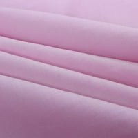 Jedinstvene ponude nit broja egipatski pamučni krevet ravni list ružičasti blizanac