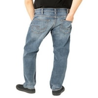 Silver Jeans Co. Muški Eddie opušteno fit konusne traperice za noge veličine 28-44