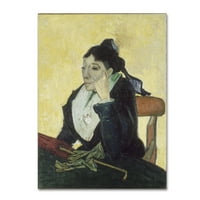 Zaštitni znak likovna umjetnost 'The Arlesienne' platno umjetnost Van Gogha