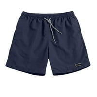 Muške kratke hlače casual muške ljetne Plus veličine tanke brzosušeće hlače za plažu casual sportske kratke hlače u tamnoplavoj boji