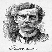 Oliver Vendell Holmes Jr., rođen kao američki odvjetnik. Crtež, 1904. Ispis plakata od