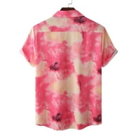 Muške majice, Muške Ležerne košulje za plažu s nepozicionirajućim cvjetnim printom, košulja s kratkim rukavima s kratkim rukavima,