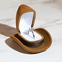 Kreativni prstenovi u obliku kaubojskog šešira izlog za pohranu nakita u obliku slova U.8.5