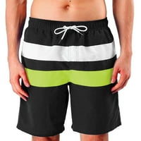 Atletske kratke hlače za muškarce, nove ljetne jednobojne sportske plivačke brze suhe Ležerne široke hlače za plažu u menta zelenoj