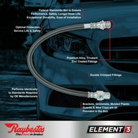 Raybestos Element kočioni crijevi odgovara odabiru: 2013- Lexus LX, 2013- Toyota Land Cruiser