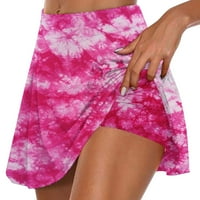 Ženske kratke hlače u donjem dijelu 10 dolara, rastezljiva ljetna suknja za trčanje, tenis i jogu, dvije ružičaste ženske atletske