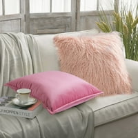Izbor Phantoskopa dizajnera Fau Fur Velvet snop Dekorativni jastuk za bacanje, 18 18