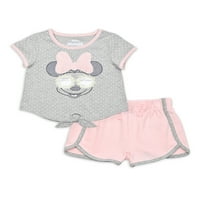Minnie Mouse Baby and Toddler Girl Kratki set, Outfit Set, Mjeseci-5T