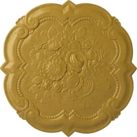 Stropni medaljon od 9 8 1 u viktorijanskom stilu, ručno oslikan duginim zlatom