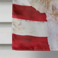 99705 bichon frize patriotska Zastava platno veličina kuće velika, višebojna