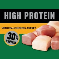 Proaktivno zdravlje za odrasle suhe pseće hrane, recept s visokim proteinima s pravom piletinom i puretinom, LB.