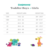 Ganimals Baby and Toddler Boy Grafička majica s dugim rukavima, veličine 12m-5T